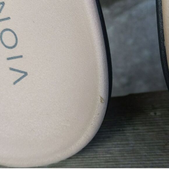 VIONIC Dava Leather Slide Comfort Sandals Size 11 M Strappy Slip On Neutrals - Picture 7 of 12